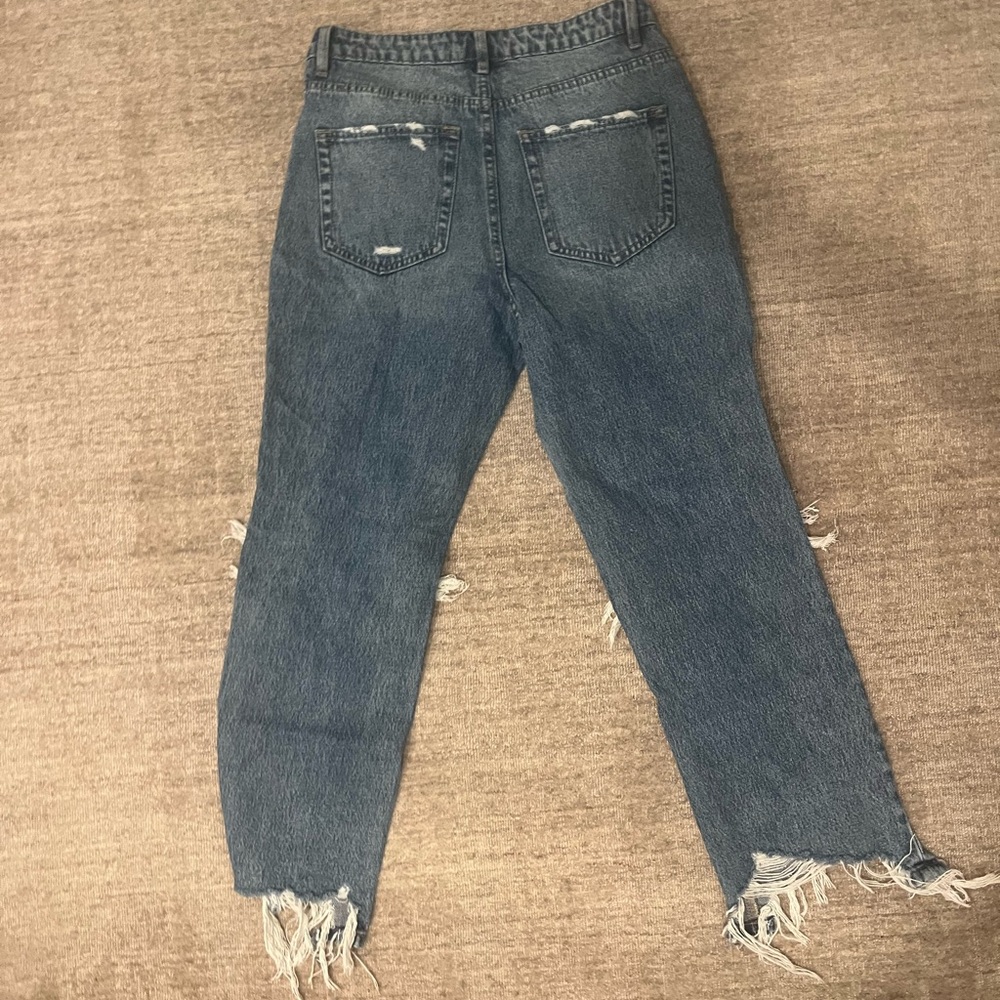 Flying Monkey distressed baggy fit jeans with rips